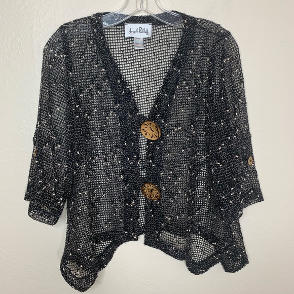 Joseph Ribkoff Sweaters - Joseph Ribkoff Open Knit Cardigan Size 4